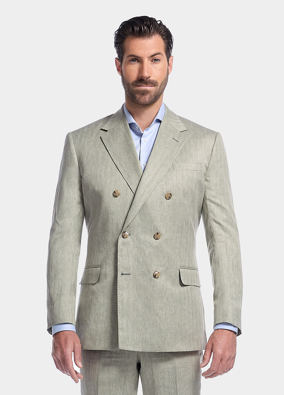 Havoc Blazer Liso Verde Jaspeado