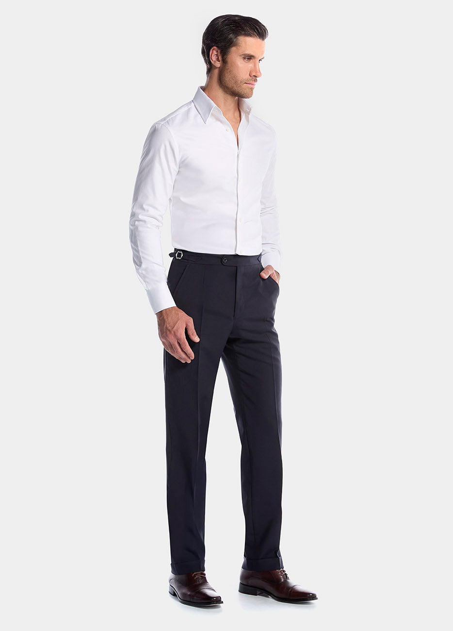 HAVOC Camisa Blanca De Piqué Non Iron