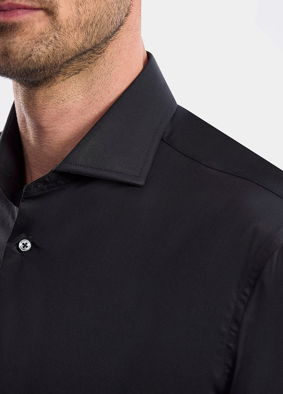 Camisa Algodón Negra