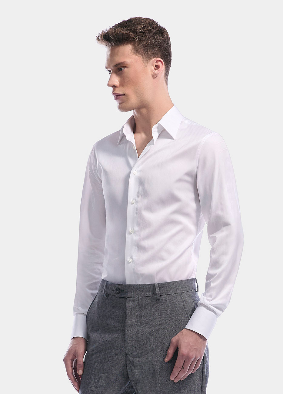 Camisa Liso Blanco Ap