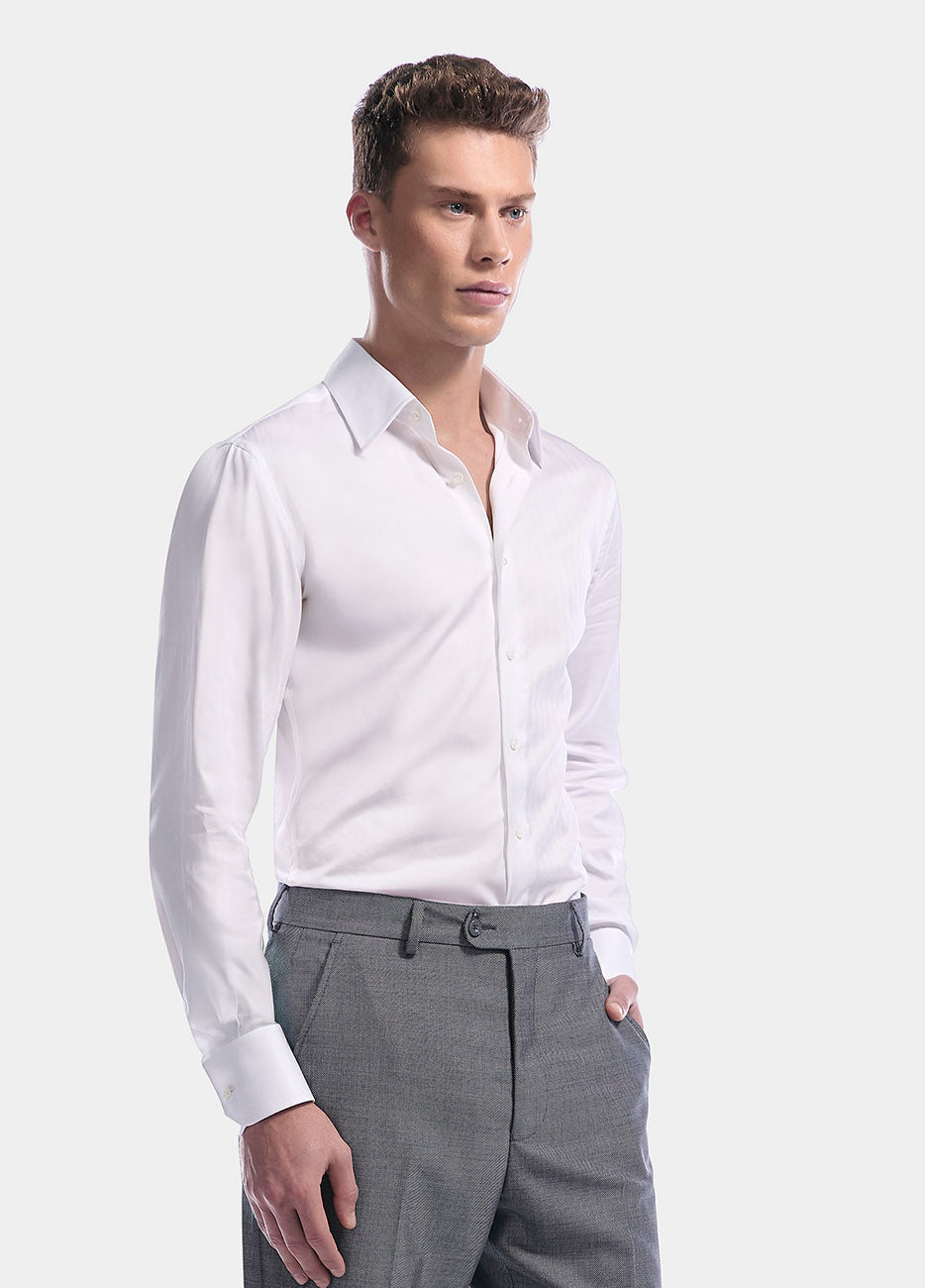 Camisa Liso Blanco Ap
