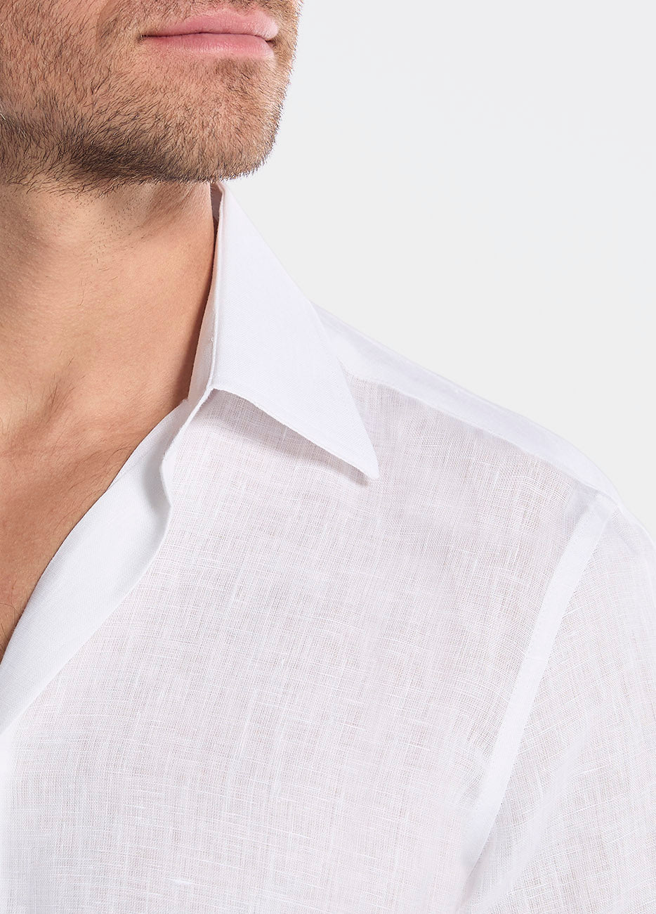 HAVOC Camisa Blanca De Lino