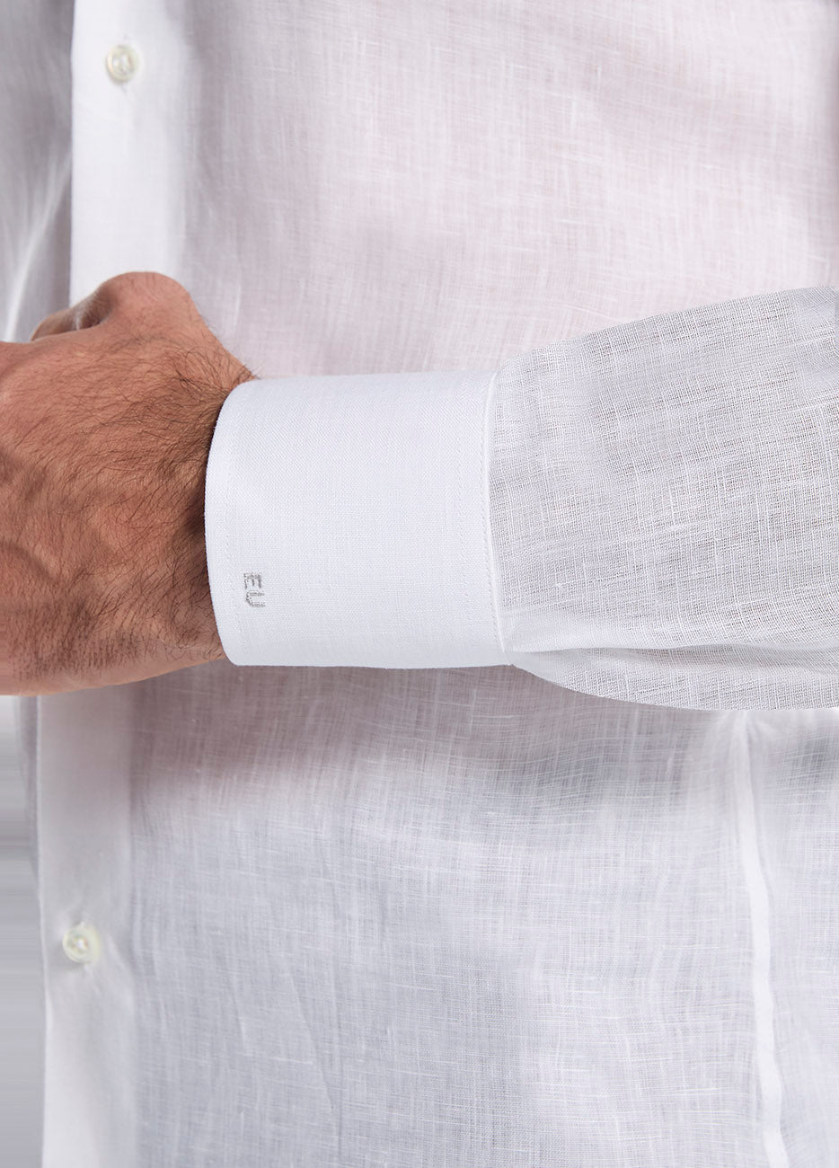 HAVOC Camisa Blanca De Lino