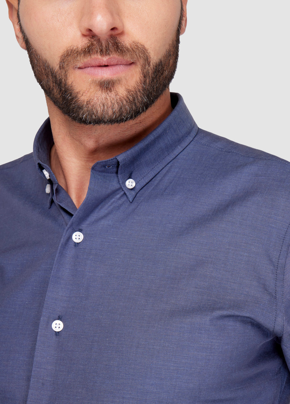 Havoc CAMISA LISO  DENIM MARINO AP