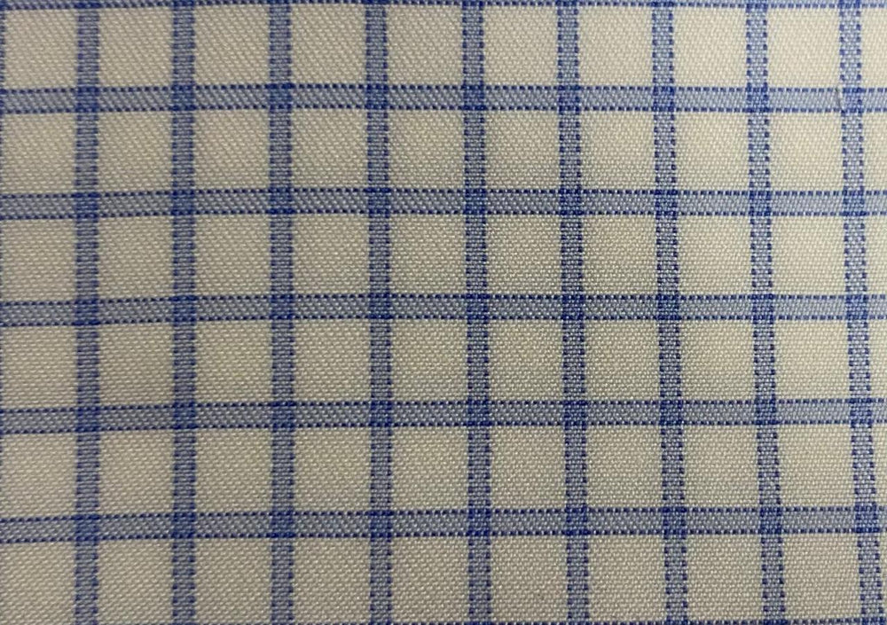 HAVOC Camisa Azul Cielo Con Cuadro Twill 100/2 Wrinkle Free