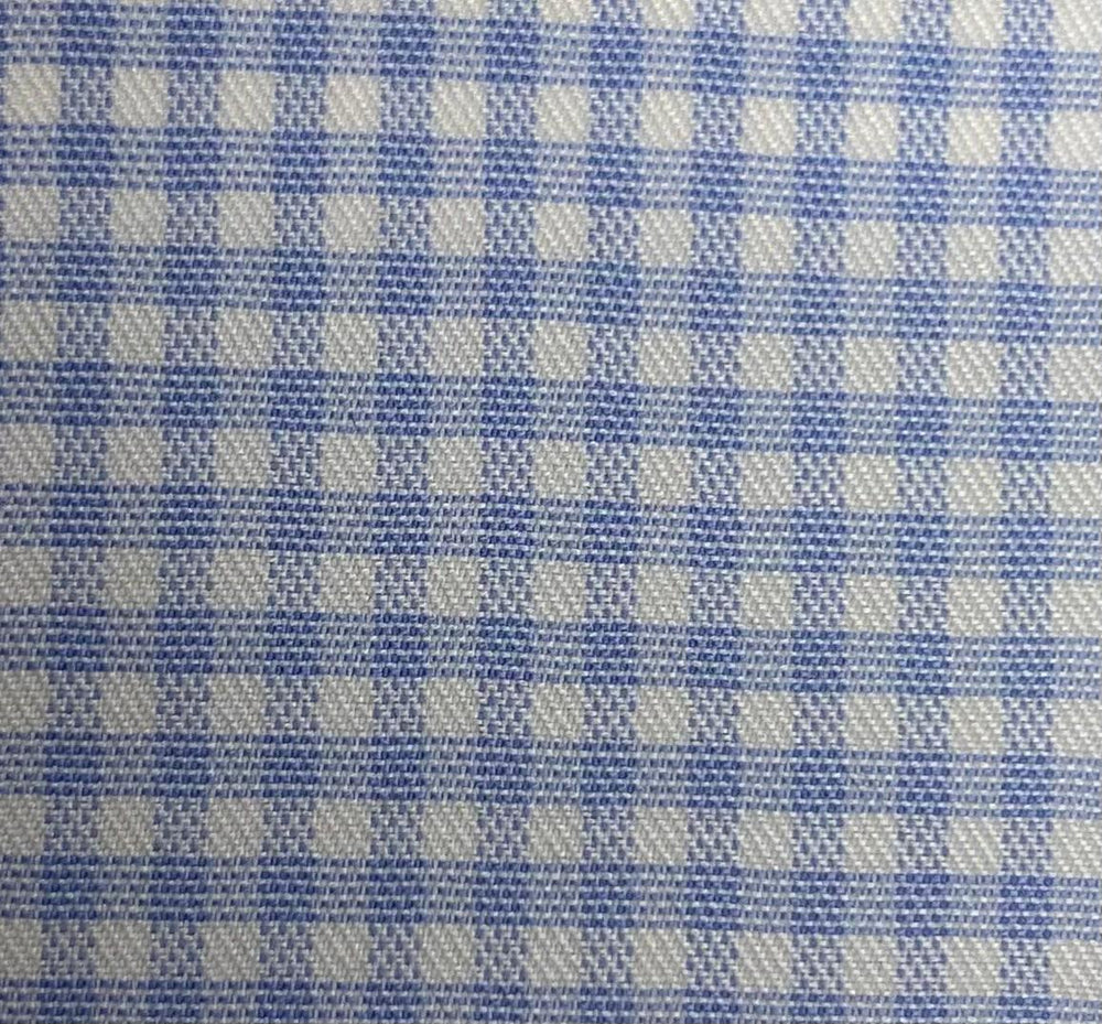 HAVOC Camisa Azul Cielo Cuadro Liso Twill 100/2 Wrinkle Free