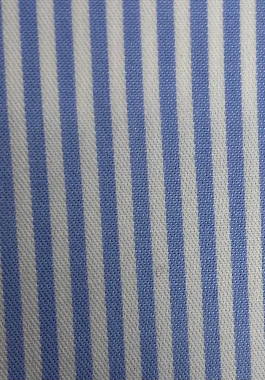 HAVOC Camisa Azul Cielo Raya Lisa Twill 70/1 Wrinkle Free