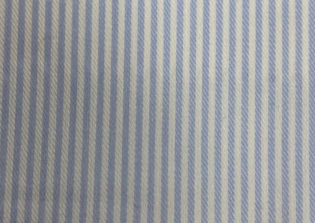 Camisa Azul. Raya. Twill 100/2. Wrinkle Free