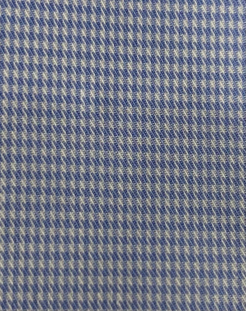 Camisa Azul Cielo Microdiseño Twill 70/1 Wrinkle Free