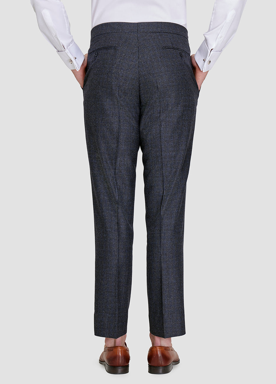 PANTALON CUADRO VICHY GRIS CON AZUL Y NEGRO AP Havoc