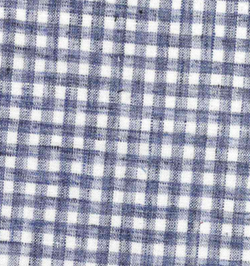 Camisa Cuadro Vichy Jaspeado Blanco Y Azul| HAVOC