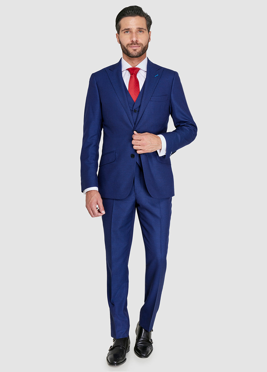 Marino Azul Rey Terno Terno Azul Electrico Traje Hombre Azul