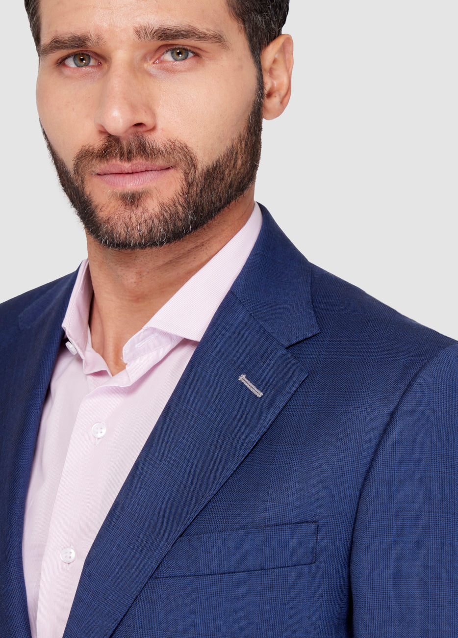 Havoc Traje Principe De Gales Azul Imperial