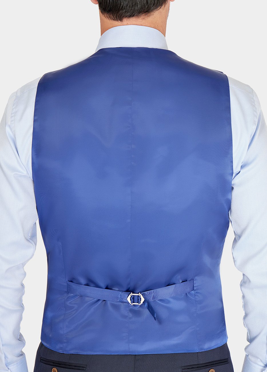 Chaleco Sarga Azul Turqui