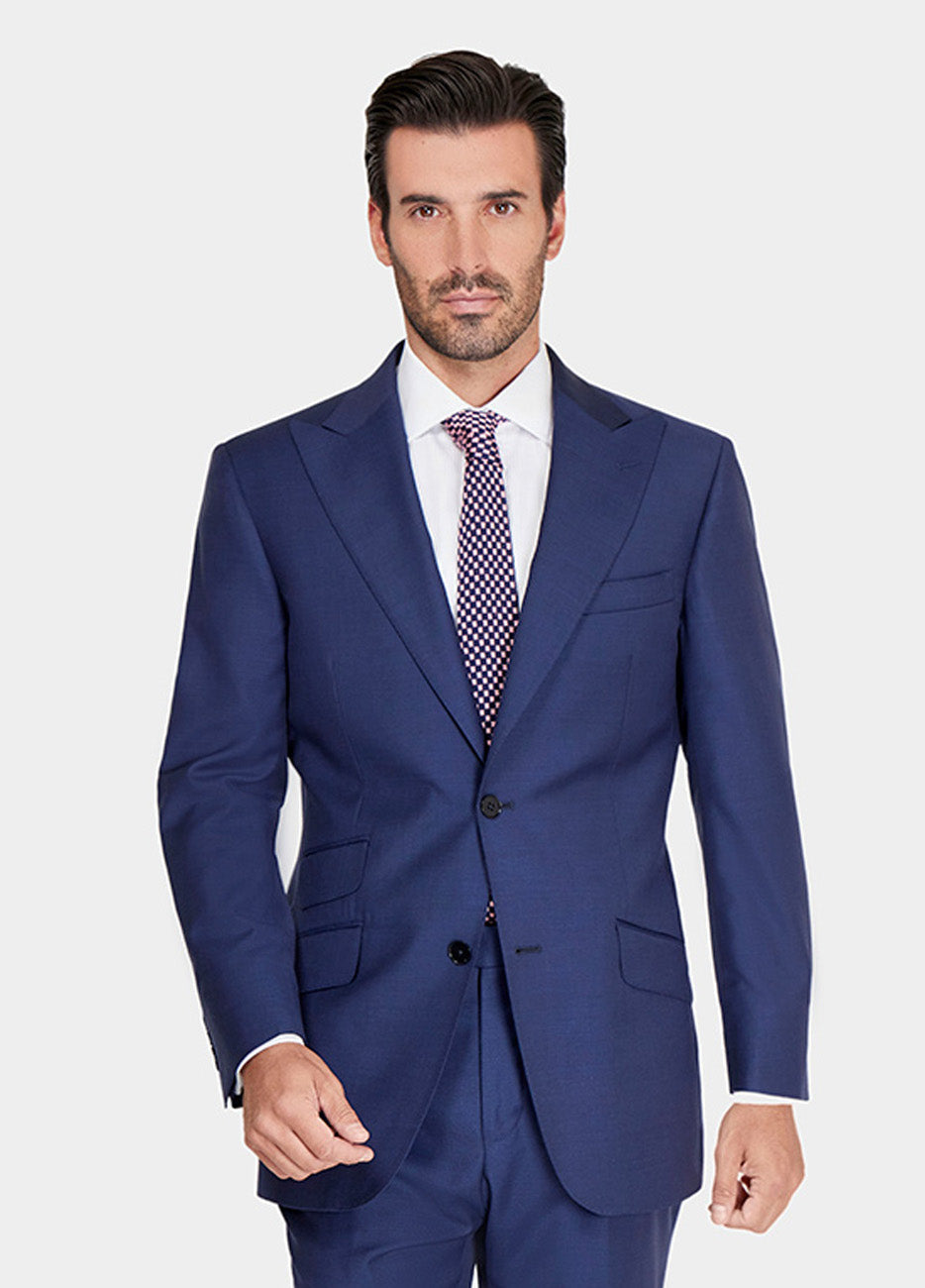 Blazer Liso Azul Marino| HAVOC