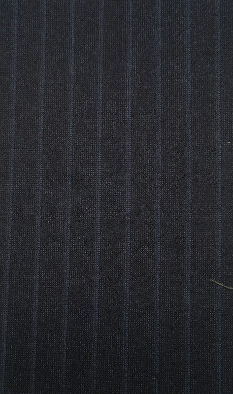 Traje Azul Cobalto Con Lineas Azul Claro Super 120