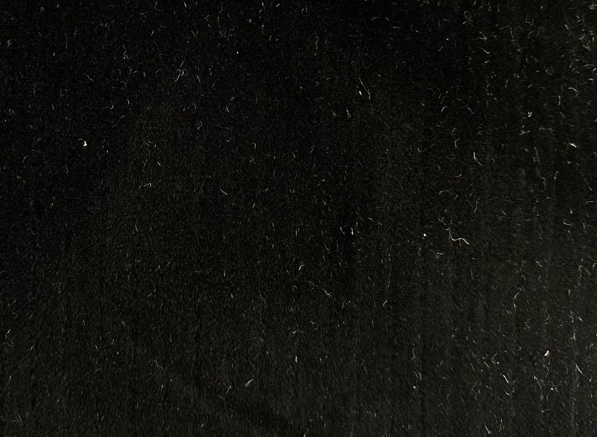 Saco Negro Terciopelo Mini Raya 100% Algodón