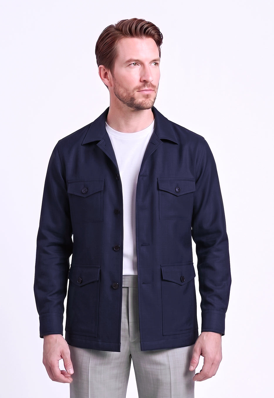 HAVOC Sobrecamisa Azul Media Noche