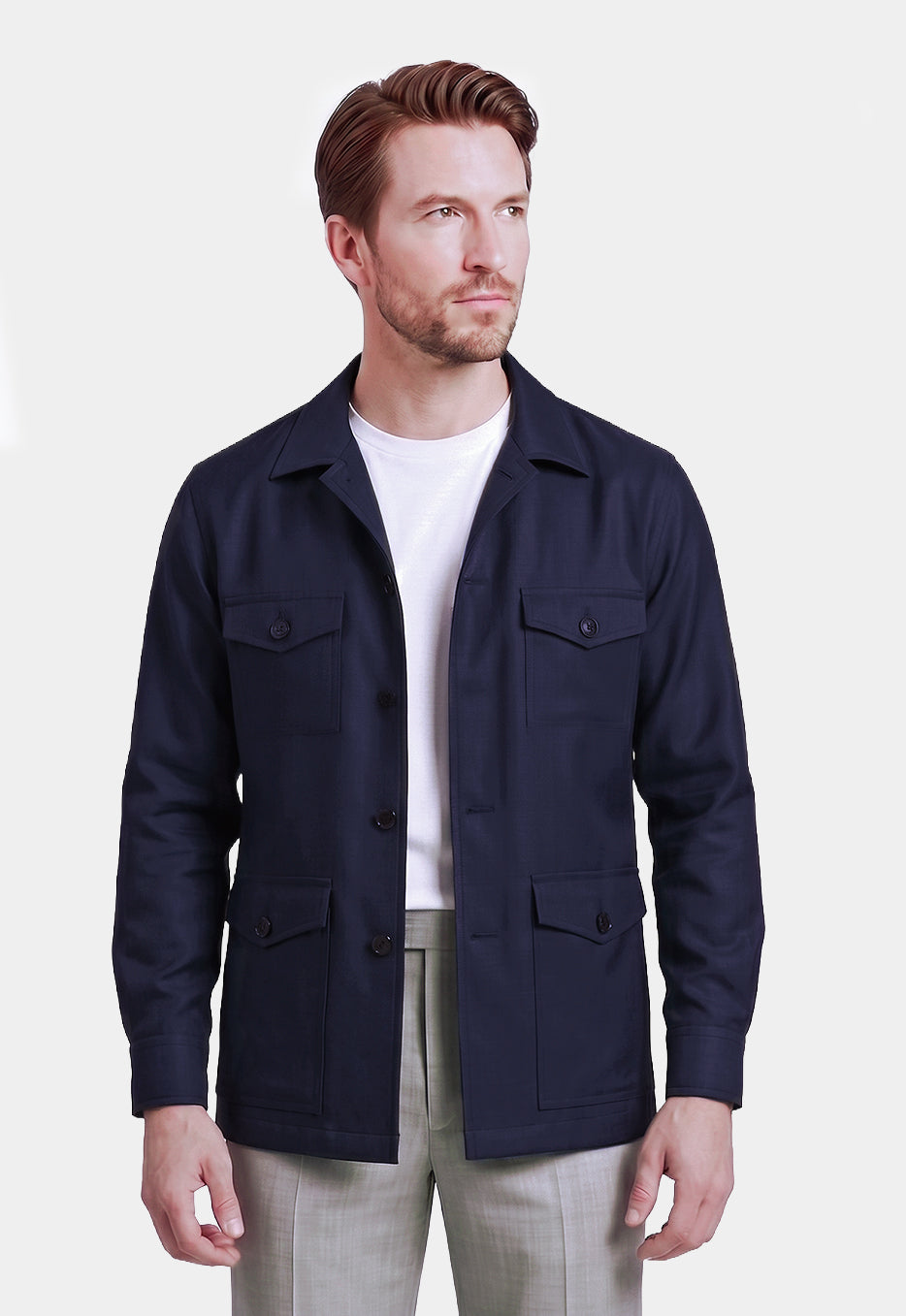 Sobrecamisa Azul Marino Super 110