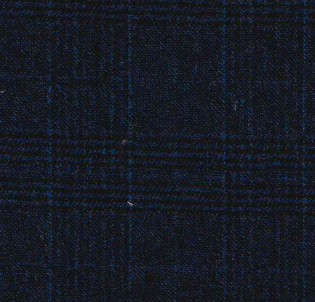 Traje Cuadro Principe De Gales Azul Cobalto Con Lienas Al Tono