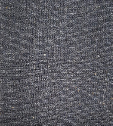 Pantalón Smoking Azul Medio Lino Y Lana
