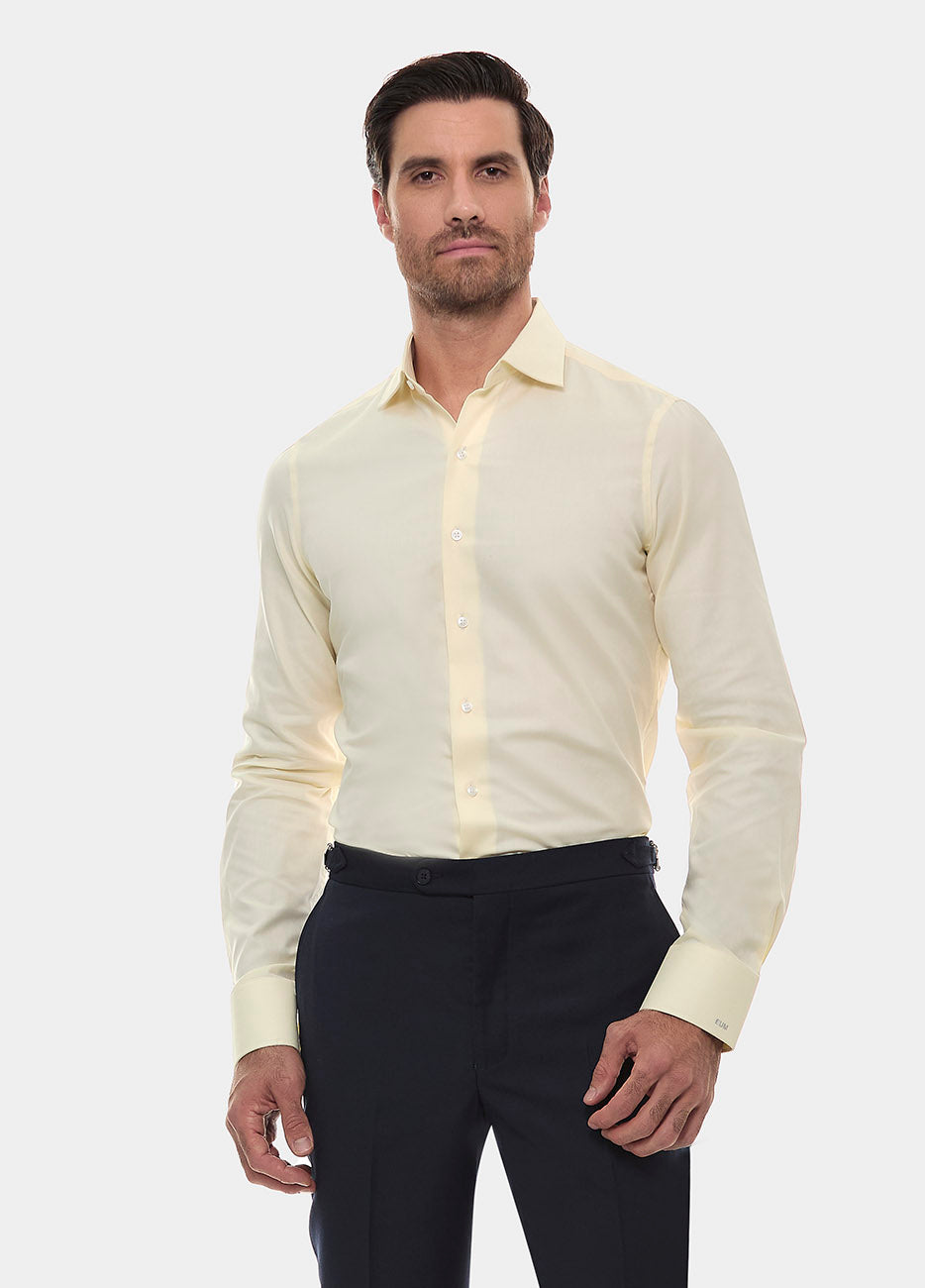 Camisa Pique Amarillo Pastel