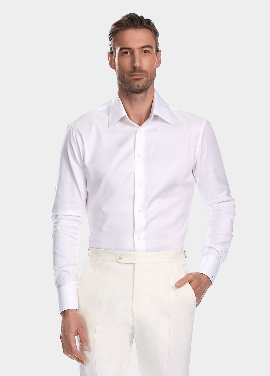 HAVOC Camisa Blanco Non Iron Microdiseño