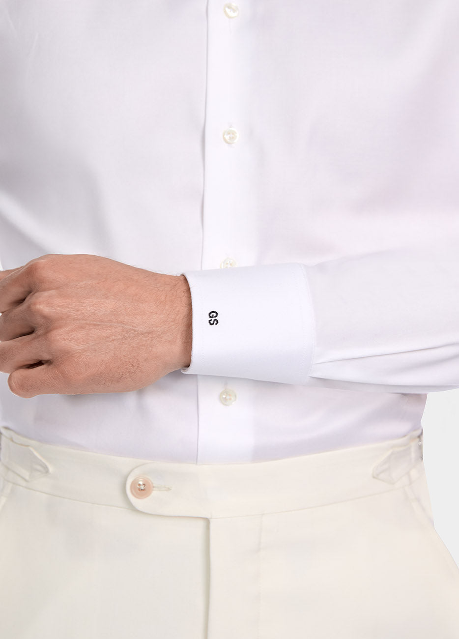 HAVOC Camisa Blanco Non Iron Microdiseño