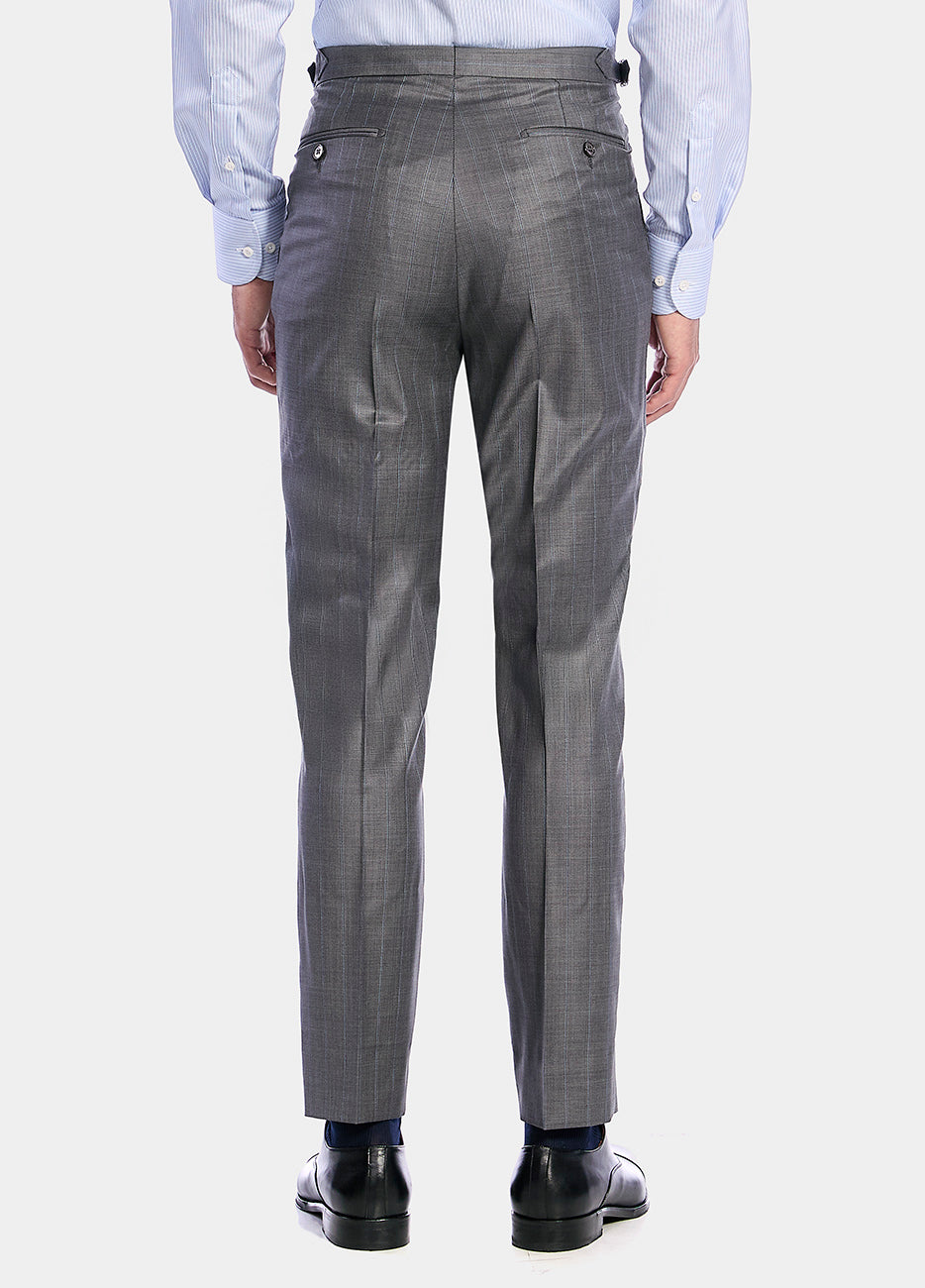 HAVOC Pantalón Gris Oscuro Linea Azul
