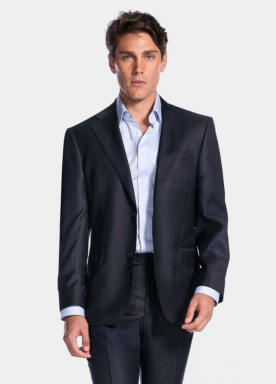 HAVOC Traje Lana Super 170 Azul Media Noche