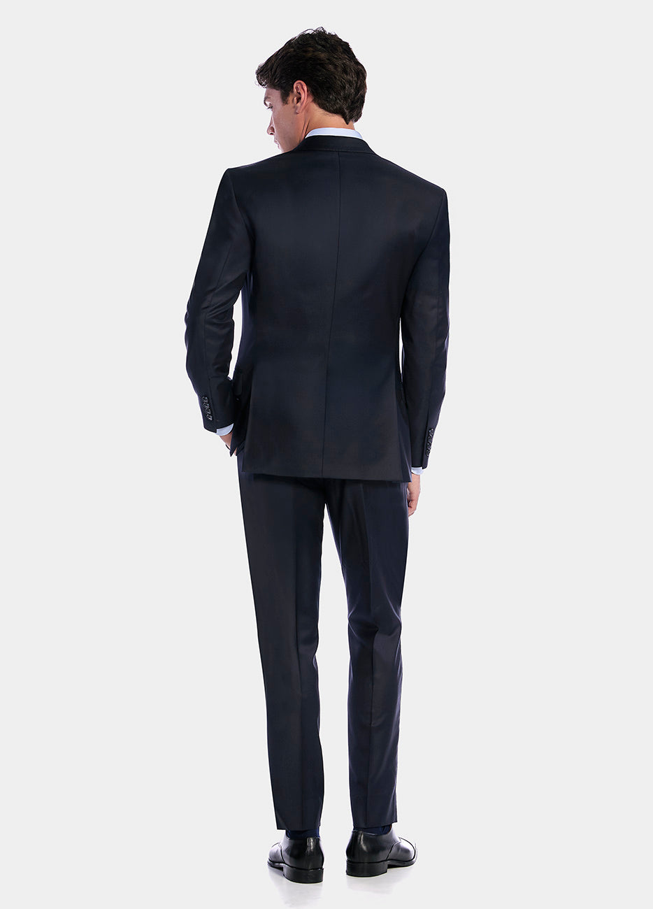 HAVOC Traje Lana Super 170 Azul Media Noche