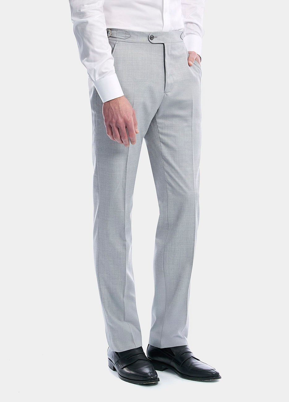 Pantalón Smoking Gris Perla