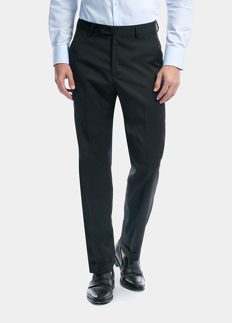 Pantalón Smoking Liso Negro