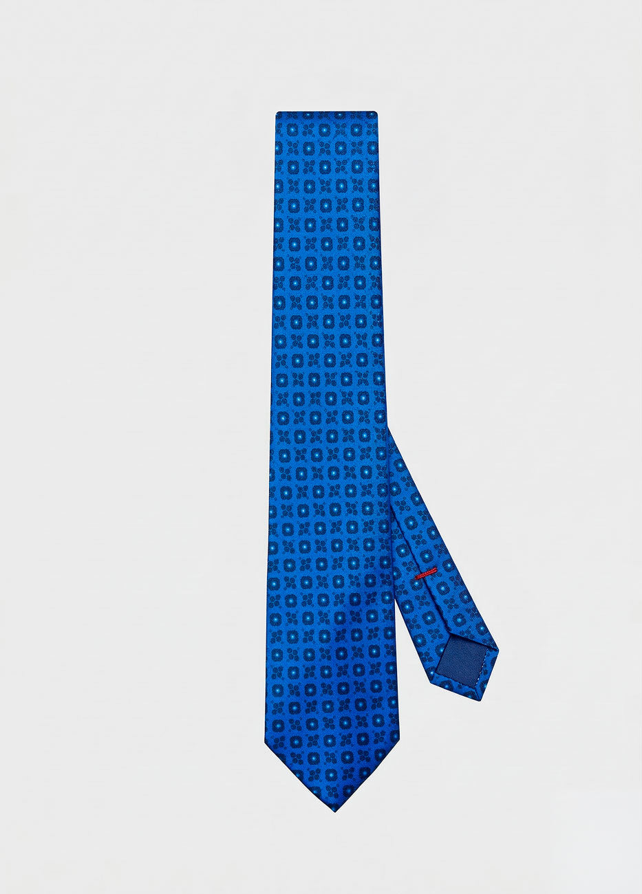 HAVOC Corbata Azul Flores Y Figuras