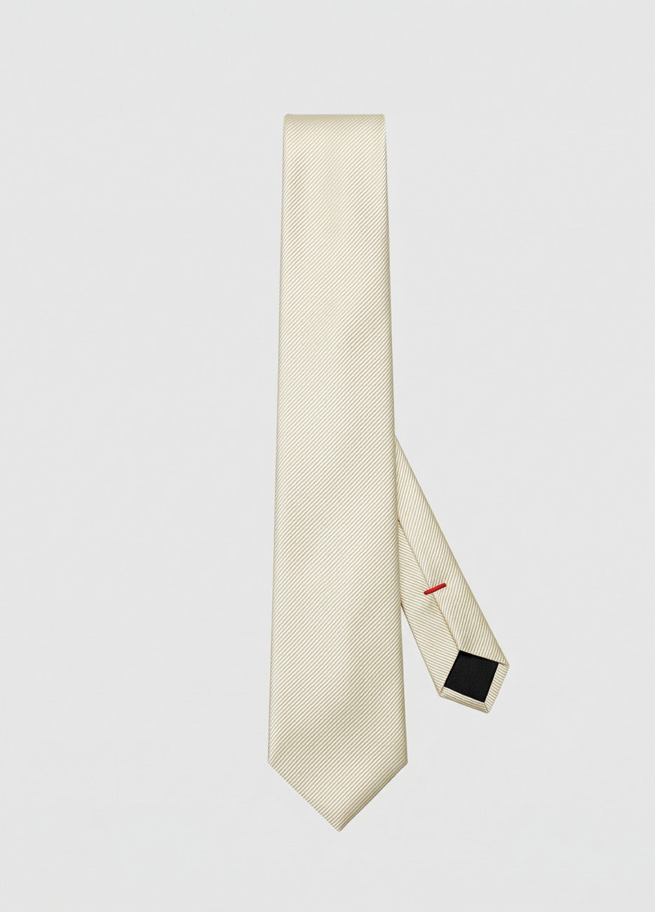 HAVOC Corbata Seda Hueso