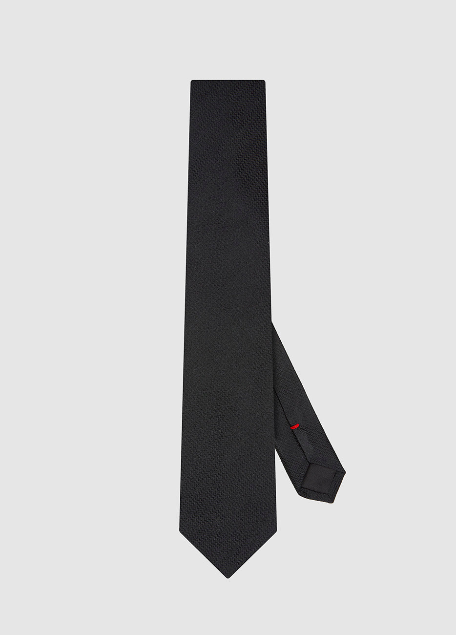HAVOC Corbata Negro Falso Liso