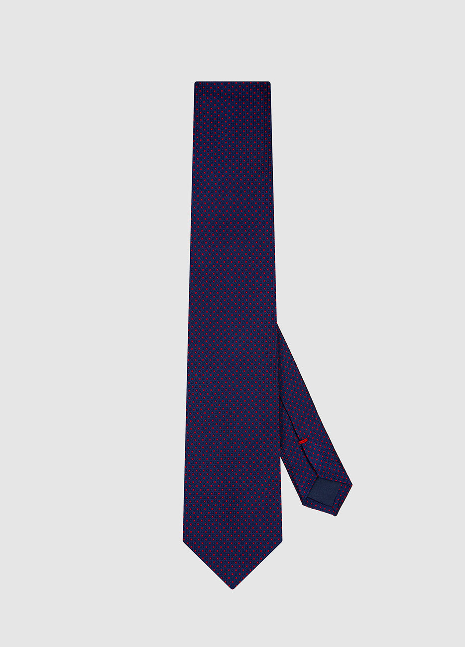 HAVOC Corbata Marino Rojo Rombos