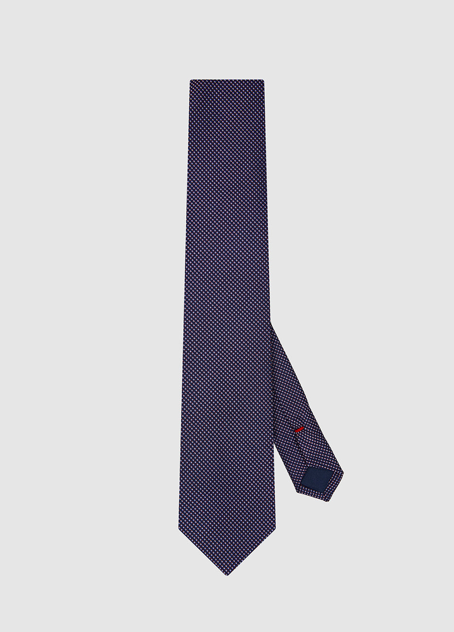 HAVOC Corbata Azul Naranja Micro Diseño