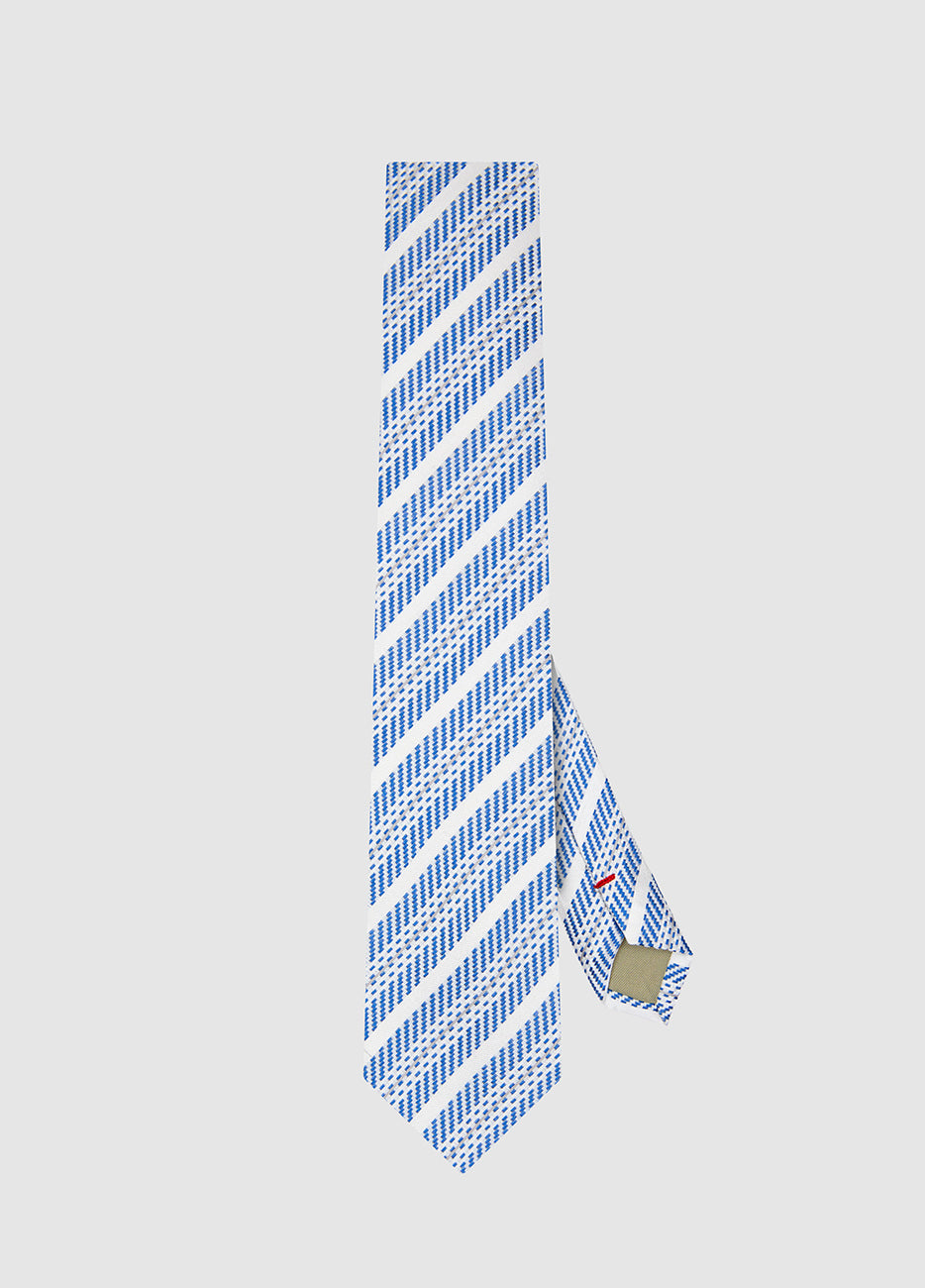 HAVOC Corbata Azul Blanco Rayas
