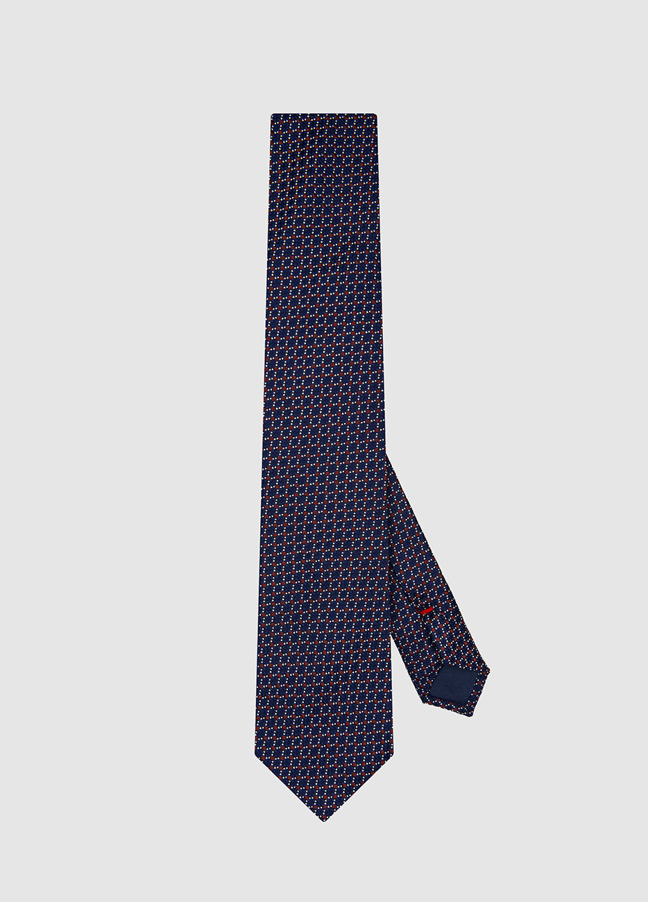 HAVOC Corbata Azul Naranja Rombos