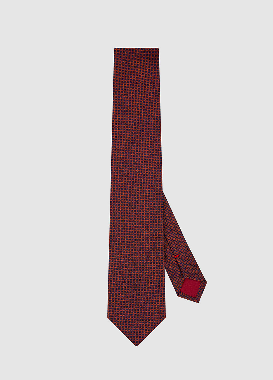 HAVOC Corbata Naranja Azul Micro Diseño
