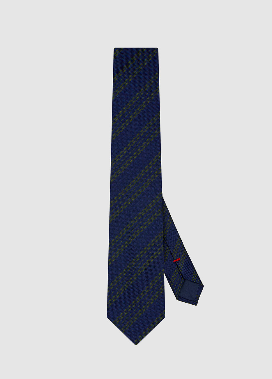 HAVOC Corbata Azul Verde Rayas