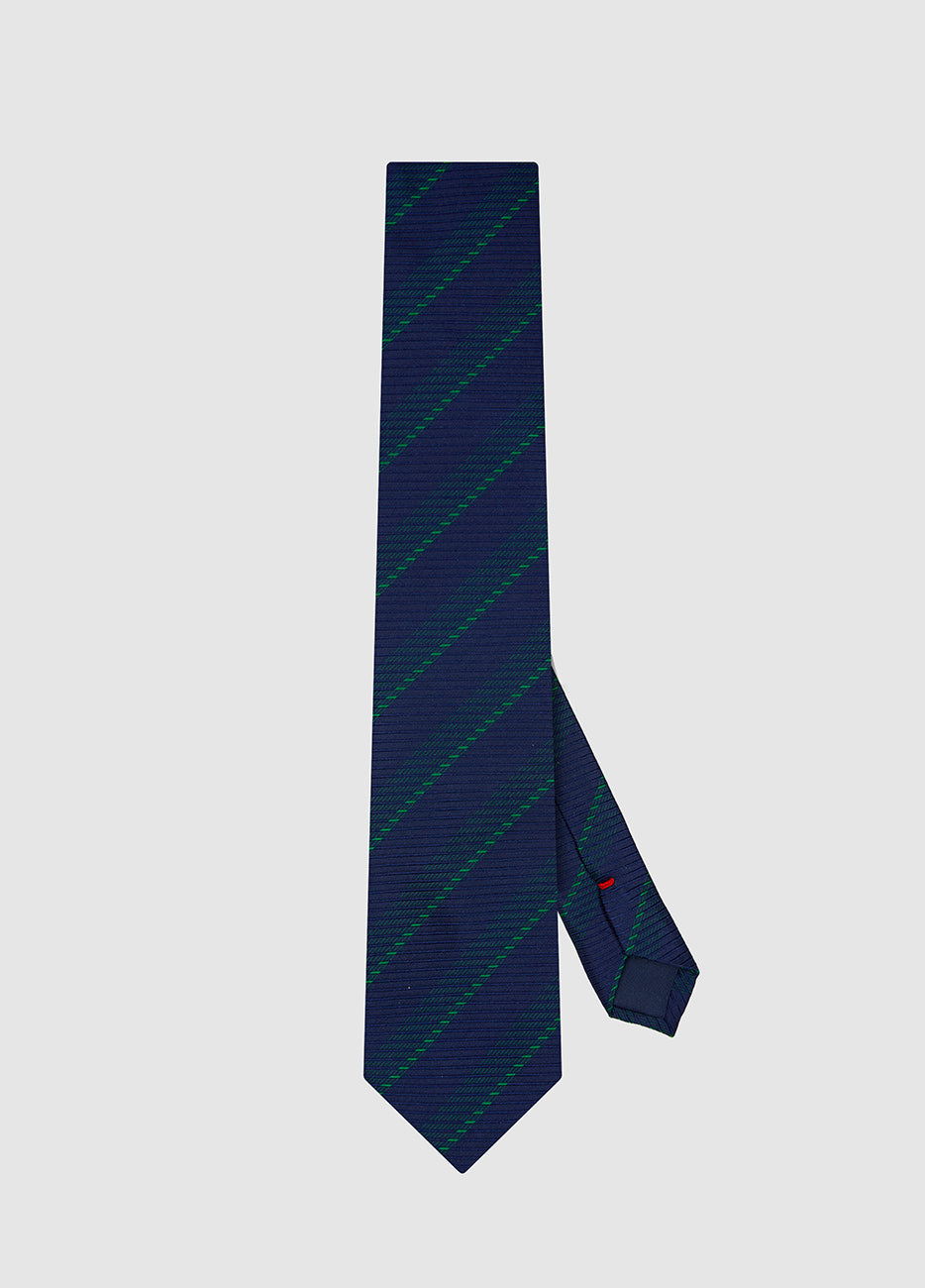 HAVOC Corbata Azul Verde Rayas Diagonal