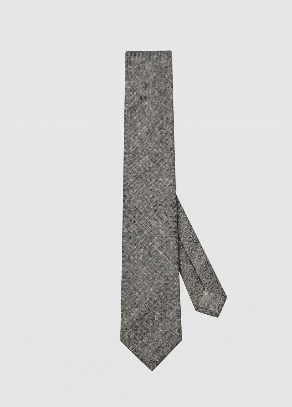 HAVOC Corbata de Lino Gris