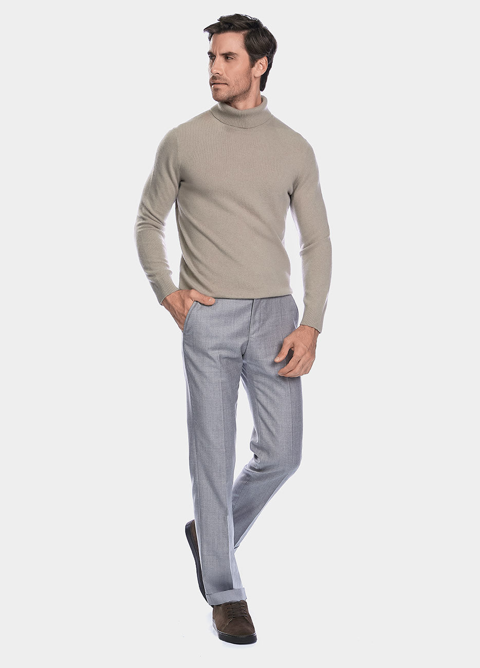 HAVOC Suéter Cuello De Tortuga Beige