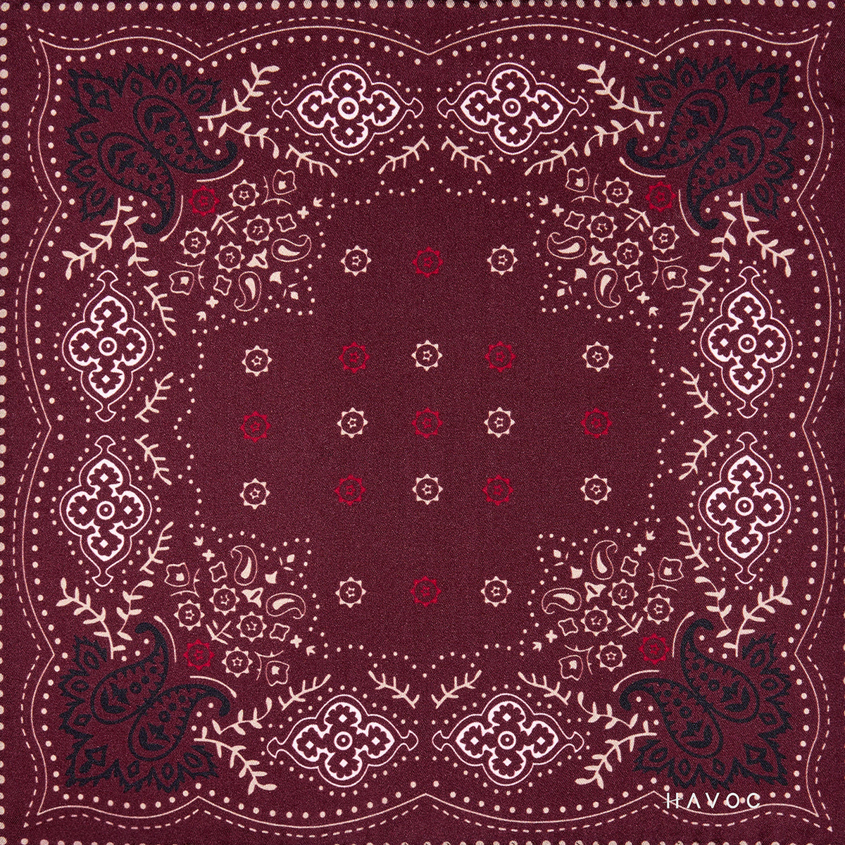 Pañuelo Cachemira Rojo