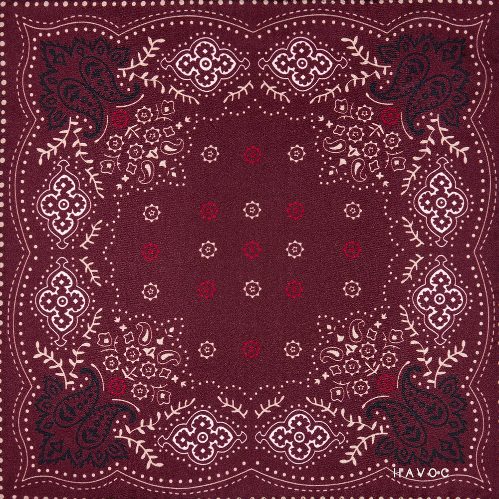 HAVOC Pañuelo Cachemira Rojo