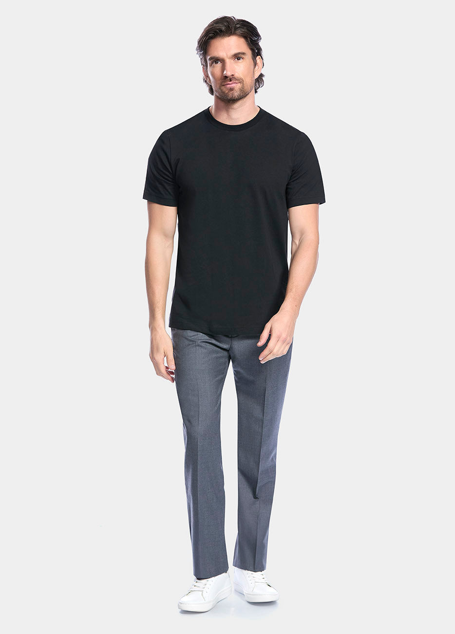 T-Shirt Algodón Negro RTW