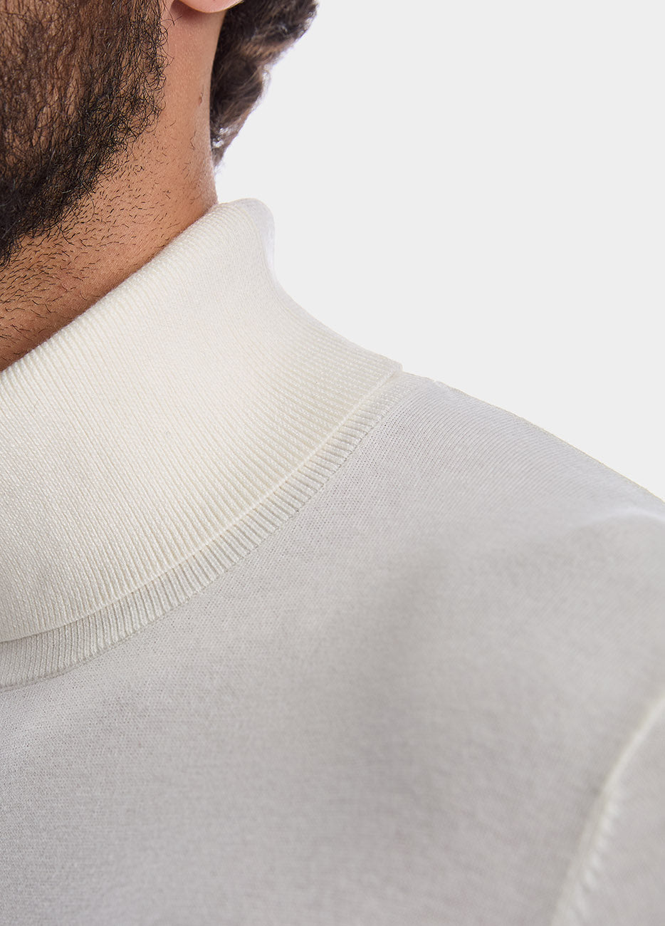 HAVOC Suéter Turtle Neck Chalk