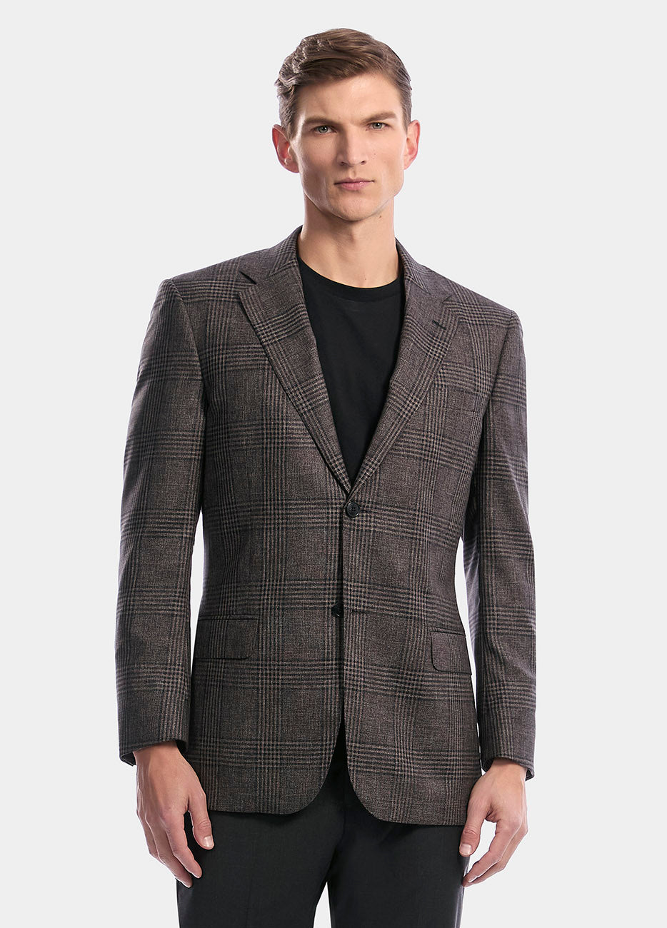 Havoc Saco Café Lana Y Cashmere